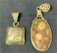 Jewelry - marked 925 Sterling pendants, southwest