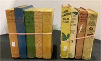 Vintage and antique books - lot of nine - and