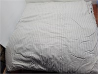 Grey Stripped Comforter 72inWx8inL