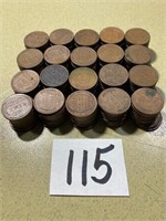 (200) Wheat Cents Various Dates