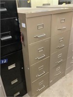 Allsteel 4 Drawer Letter Size File Cabinet