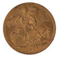 1906 King Edward VII Gold Sovereign