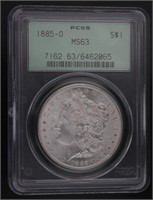 1885 New Orleans MS63 Morgan Silver Dollar