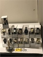 Lot of 16 Watches from 1980's
