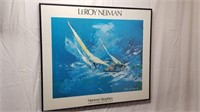 "Blue Sailing" Leroy Neiman Lithograph 1978