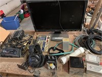 Electronics, computer monitor, misc