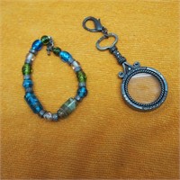 Magnifiing Glass and Jewelry