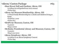 Akron Canton Package