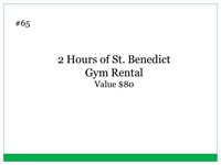 2 Hours of St. Benedict Gym Rental