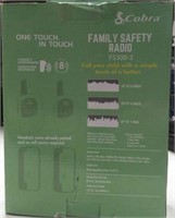 Open Package Cobra Family Safety Radio ~ Tested an