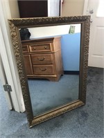Large Gold Frame Mirror
