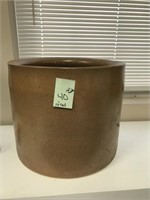 Large Brown Crock Style Pot