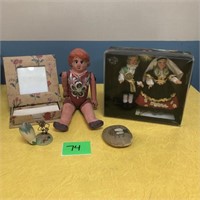 Small Doll Lot with Misc. Items