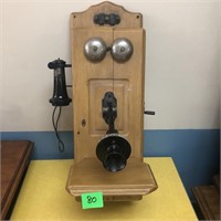 1972 Vintage Wooden Phone - Bell System