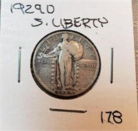 1929D Standing Liberty Quarter VG
