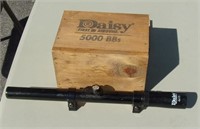 Daisy BB Wood Box & Scope 4 X 15
