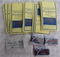 Lot Of Vintage Garmet / Blanket Tags Pendleton