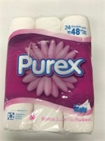 New Purex 24 Double 2 Ply Bathroom Tissue