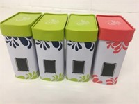 4 New "Steeped Tea" Tins