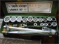 3/4" drive socket set