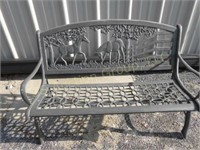 Kid's all metal horse bench
