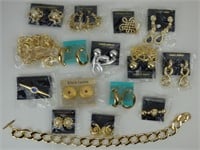 Costume Jewelry- Earrings Necklaces Brooches