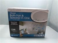 bluetooth Bath fan and speaker in one