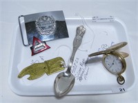 TRAY: 1.5" AMERICAN POCKET WATCH ETC.