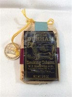Genuine Durham smoking tobacco in original