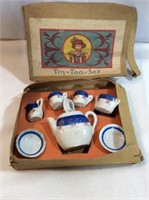 Toy tea set in original box