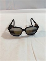 Vintage early 80s mirrored motorcycle glasses