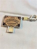 Ouija board keychain you can actually play