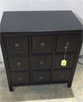 9 Drawer Asian Inspired Stand Chest K9B
