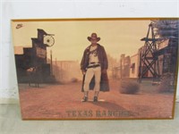 Texas Ranger Nike Framed Print