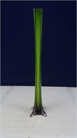 Green Glass Vase