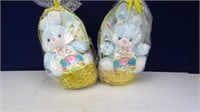 (2) Easter Baskets with Bunny