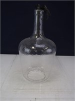 Light Fixture with Dipple Glass