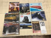 ASSORTED TRAIN MAGAZINES AND CATALOGS