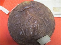 GREAT SEAL OF KING JAMES I (1614) WITH DOCUMENT