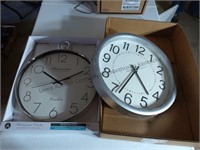 2 clocks 1 new the other one running