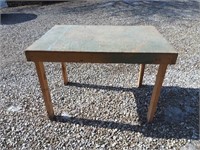Work table homemade 48" by 32" and 34 inches tall
