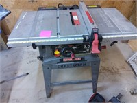 3 HP Craftsman Table saw on stand