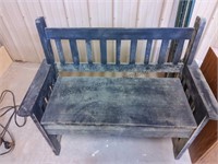 Outdoor  bench with storage