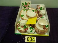1950\'s Francscian Apple Dinnerware - 35 Pieces
