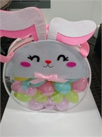 Pretty in Pink Bunny Easter Bag   Lot of 3
