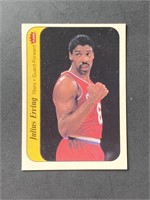 1986 Fleer Julius DR. J Erving Sticker Card
