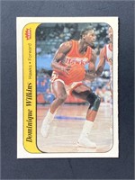 1986 Fleer Dominique Wilkins Rookie Sticker Card