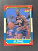 1986 Fleer Joe Dumars Rookie Card