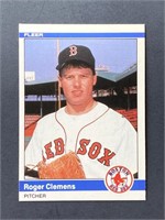 1984 Fleer Update Roger Clemens Rookie Card