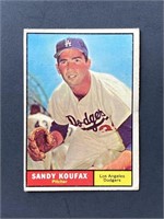 1961 Topps Sandy Koufax Card #344
